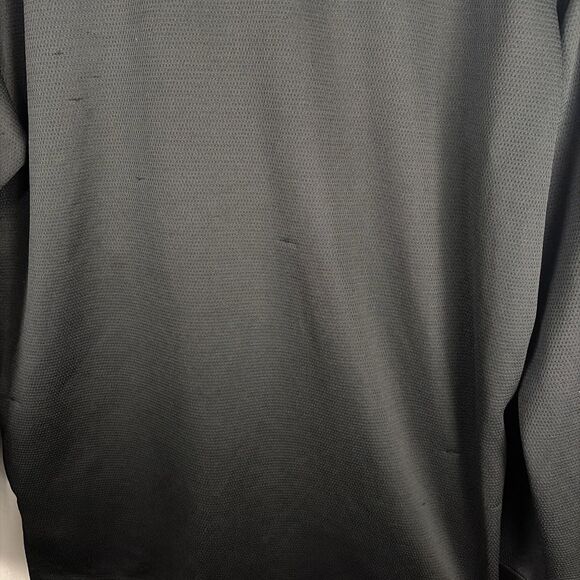 Nike Basketball Track Jacket Medium Black Full Zip Mock Neck Pockets Warm Up - Picture 7 of 8